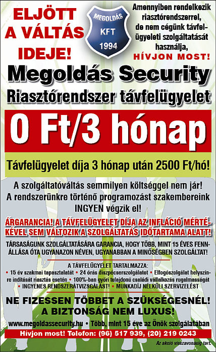 Megoldás Security Akció2